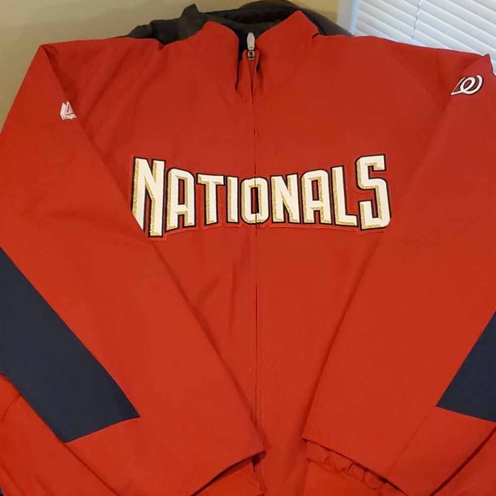 Majestic Therma Base MLB Auth Nationals Jacket